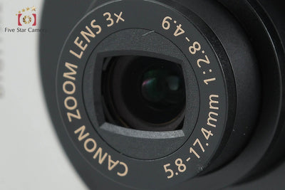 【中古】Canon キヤノン IXY Digital 10 ブラック コンパクトデジタルカメラ 元箱付き