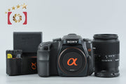 【中古】SONY ソニー α100 DSLR-A100 ズームレンズキット ブラック