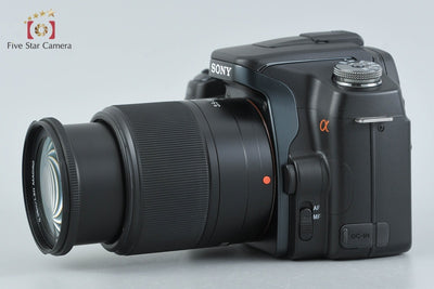 【中古】SONY ソニー α100 DSLR-A100 ズームレンズキット ブラック