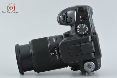 【中古】SONY ソニー α100 DSLR-A100 ズームレンズキット ブラック