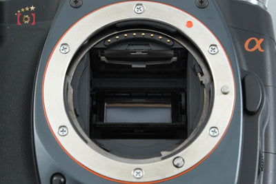 【中古】SONY ソニー α100 DSLR-A100 ズームレンズキット ブラック