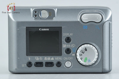 【中古】Canon キヤノン PowerShot A40 シルバー コンパクトデジタルカメラ 元箱付き
