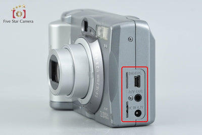 【中古】Canon キヤノン PowerShot A40 シルバー コンパクトデジタルカメラ 元箱付き
