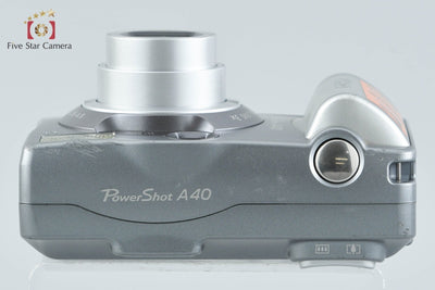 【中古】Canon キヤノン PowerShot A40 シルバー コンパクトデジタルカメラ 元箱付き
