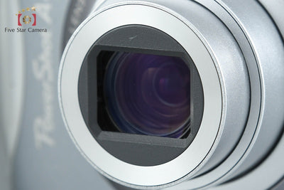 【中古】Canon キヤノン PowerShot A40 シルバー コンパクトデジタルカメラ 元箱付き