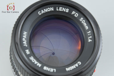 【中古】Canon キヤノン New FD 50mm f/1.4