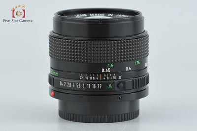 【中古】Canon キヤノン New FD 50mm f/1.4