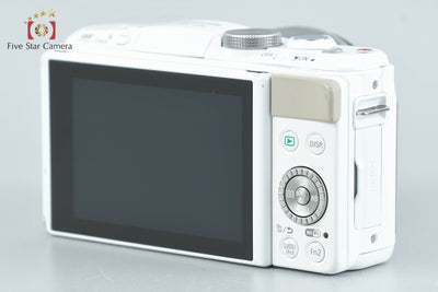 【中古】Panasonic パナソニック LUMIX DMC-GF6 ホワイト + LUMIX G VARIO 14-42mm f/3.5-5.6 ASPH. MEGA O.I.S. H-FS1442A シャッター回数僅少