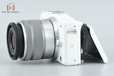 【中古】Panasonic パナソニック LUMIX DMC-GF6 ホワイト + LUMIX G VARIO 14-42mm f/3.5-5.6 ASPH. MEGA O.I.S. H-FS1442A シャッター回数僅少