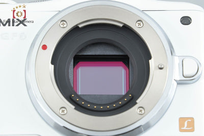 【中古】Panasonic パナソニック LUMIX DMC-GF6 ホワイト + LUMIX G VARIO 14-42mm f/3.5-5.6 ASPH. MEGA O.I.S. H-FS1442A シャッター回数僅少
