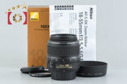Used: Nikon AF-S DX NIKKOR 18-55mm f/3.5-5.6 G II ED with original box