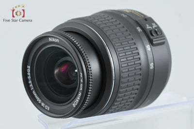 Used: Nikon AF-S DX NIKKOR 18-55mm f/3.5-5.6 G II ED with original box