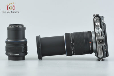 【中古】OLYMPUS オリンパス PEN Lite E-PL3 ダブルズームレンズキット ブラック シャッター回数僅少