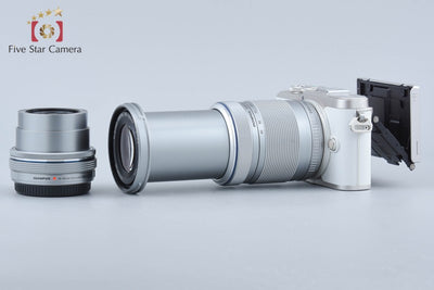 [Used] OLYMPUS Olympus PEN E-PL9 White EZ Double Zoom Kit, low shutter count, with original box
