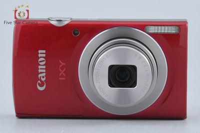 【中古】Canon キヤノン IXY 180 レッド コンパクトデジタルカメラ