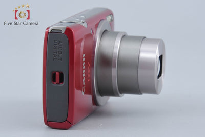 【中古】Canon キヤノン IXY 180 レッド コンパクトデジタルカメラ