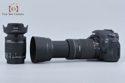 【中古】Canon キヤノン EOS 80D ダブルズームキット シャッター回数僅少