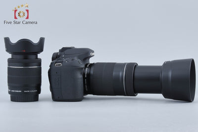 【中古】Canon キヤノン EOS 80D ダブルズームキット シャッター回数僅少