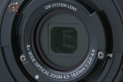 【中古】OM SYSTEM (OLYMPUS) オーエム システム TOUGH TG-7 ブラック コンパクトデジタルカメラ シャッター回数僅少