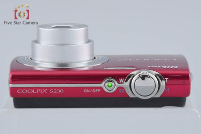 【中古】Nikon ニコン COOLPIX S230 ローズレッド コンパクトデジタルカメラ