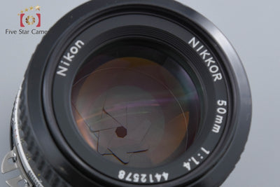 【中古】Nikon ニコン Ai NIKKOR 50mm f/1.4