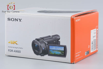 [Used] SONY Handycam FDR-AX60 Video Camera with Original Box