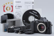 【中古】OLYMPUS オリンパス OM-D E-M5 ブラック ミラーレス一眼カメラ シャッター回数僅少