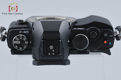 【中古】OLYMPUS オリンパス OM-D E-M5 ブラック ミラーレス一眼カメラ シャッター回数僅少