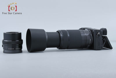 【中古】SONY ソニー α6400 ILCE-6400Y ブラック ダブルズームレンズキット シャッター回数僅少