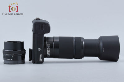 【中古】SONY ソニー α6400 ILCE-6400Y ブラック ダブルズームレンズキット シャッター回数僅少