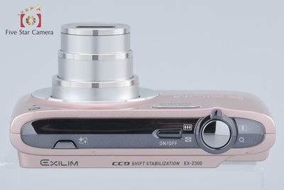 【中古】CASIO カシオ EXILIM ZOOM EX-Z300 ピンクゴールド コンパクトデジタルカメラ