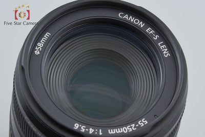 【中古】Canon キヤノン EF-S 55-250mm f/4-5.6 IS