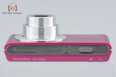 【中古】SONY ソニー Cyber-shot DSC-W320 ピンク コンパクトデジタルカメラ