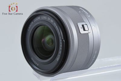 【中古】Canon キヤノン EF-M 15-45mm f/3.5-6.3 IS STM シルバー 元箱付き