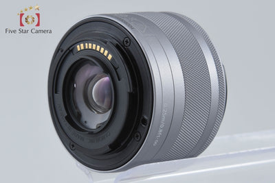 【中古】Canon キヤノン EF-M 15-45mm f/3.5-6.3 IS STM シルバー 元箱付き