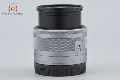 【中古】Canon キヤノン EF-M 15-45mm f/3.5-6.3 IS STM シルバー 元箱付き