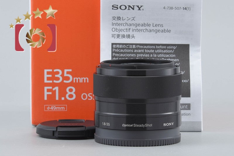 【Used】SONY E 35mm f/1.8 OSS SEL35F18 with original box