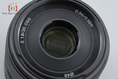 【Used】SONY E 35mm f/1.8 OSS SEL35F18 with original box