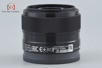 【Used】SONY E 35mm f/1.8 OSS SEL35F18 with original box