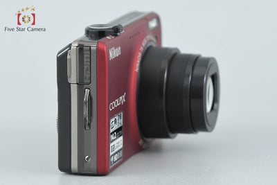 【中古】Nikon ニコン COOLPIX S6000 フラッシュレッド コンパクトデジタルカメラ