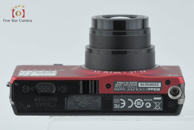【中古】Nikon ニコン COOLPIX S6000 フラッシュレッド コンパクトデジタルカメラ