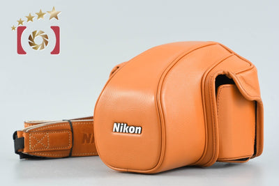 [Used] Nikon CF-DC6 Semi Soft Leather Case Brown
