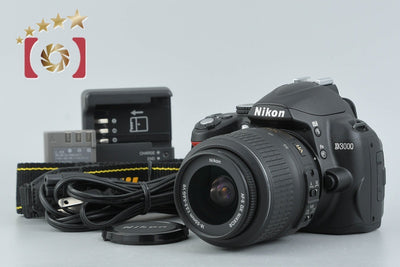 【中古】Nikon ニコン D3000 レンズキット シャッター回数僅少