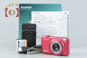 【中古】FUJIFILM 富士フイルム FINEPIX JX400 レッド コンパクトデジタルカメラ 元箱付き