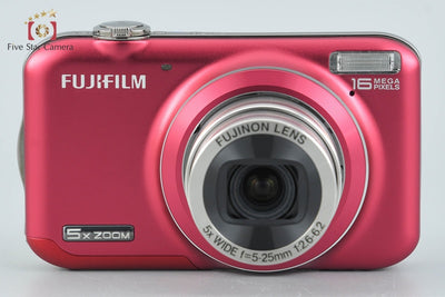 【中古】FUJIFILM 富士フイルム FINEPIX JX400 レッド コンパクトデジタルカメラ 元箱付き