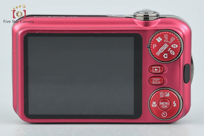 【中古】FUJIFILM 富士フイルム FINEPIX JX400 レッド コンパクトデジタルカメラ 元箱付き