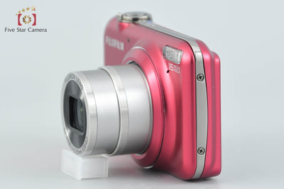 【中古】FUJIFILM 富士フイルム FINEPIX JX400 レッド コンパクトデジタルカメラ 元箱付き