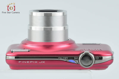 【中古】FUJIFILM 富士フイルム FINEPIX JX400 レッド コンパクトデジタルカメラ 元箱付き