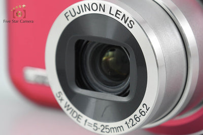 【中古】FUJIFILM 富士フイルム FINEPIX JX400 レッド コンパクトデジタルカメラ 元箱付き