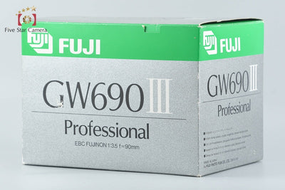 【中古】FUJIFILM 富士フイルム FUJICA GW690 III Pro 中判レンジファインダーカメラ 元箱付き 2026.5月 オーバーホール済み